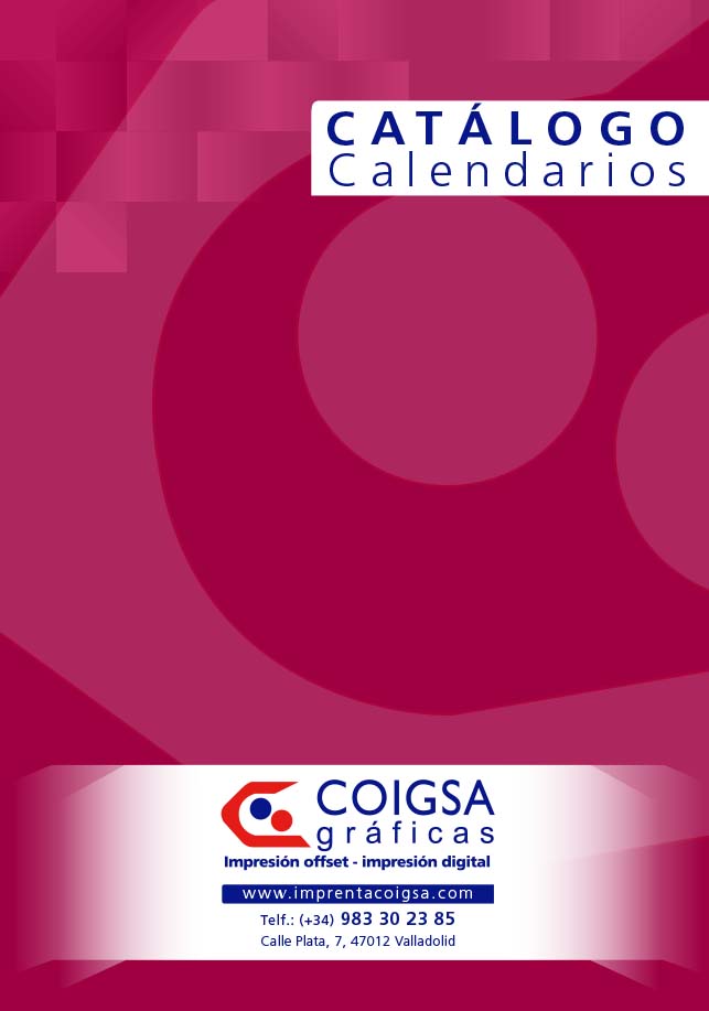 Calendarios Imprenta Coigsa | Novedades